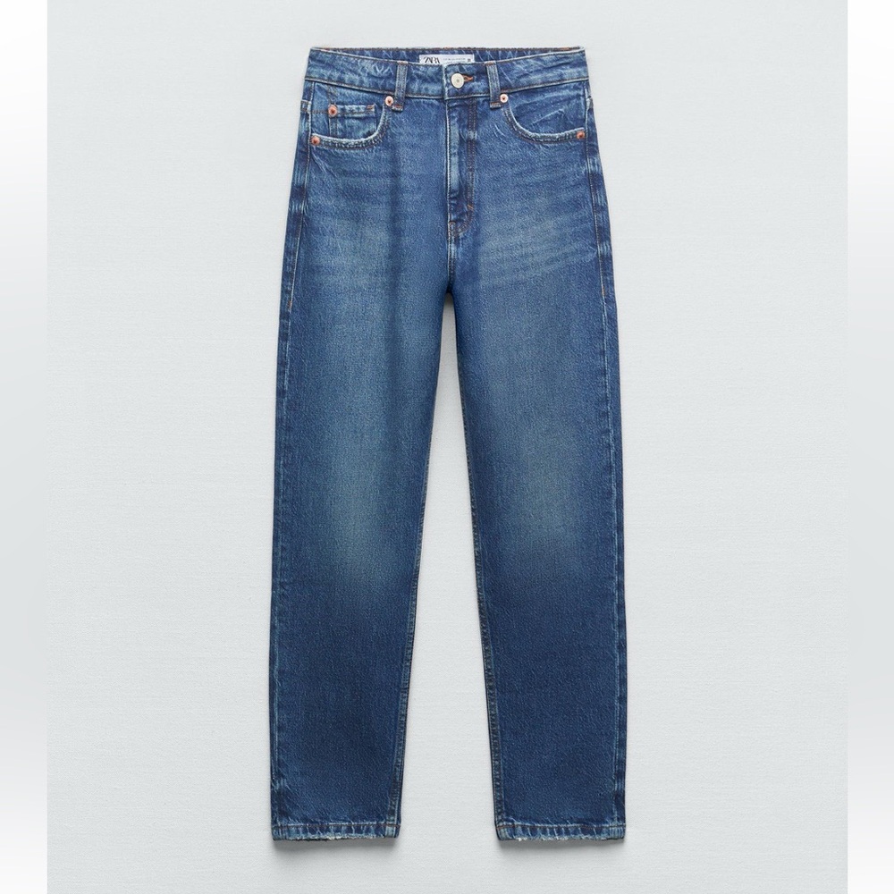 Zara High-Waisted Mom Fit Jeans